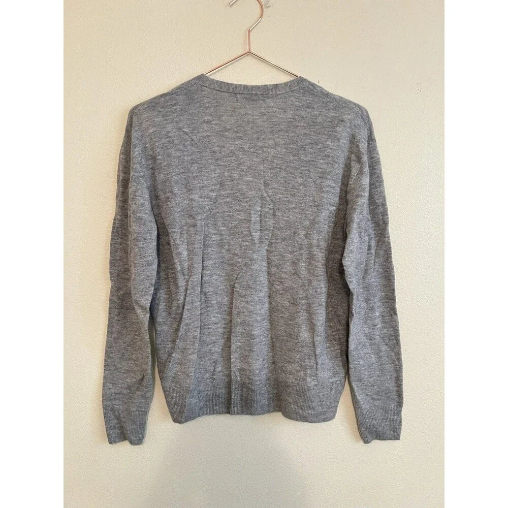 Zara Vneck Wool‎ Women’s S Oversized Gray Sweater $89